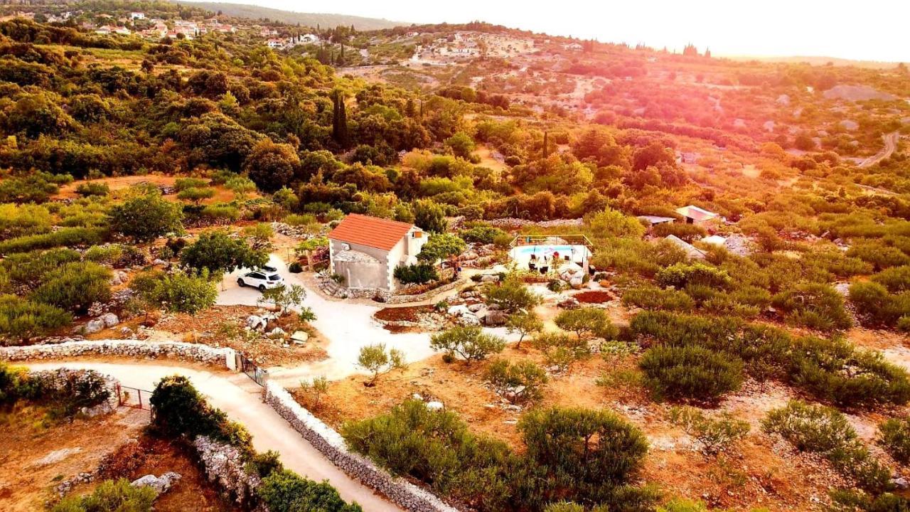 Вилла Robinson Crusoe Style House "Maslina" Skrip Экстерьер фото