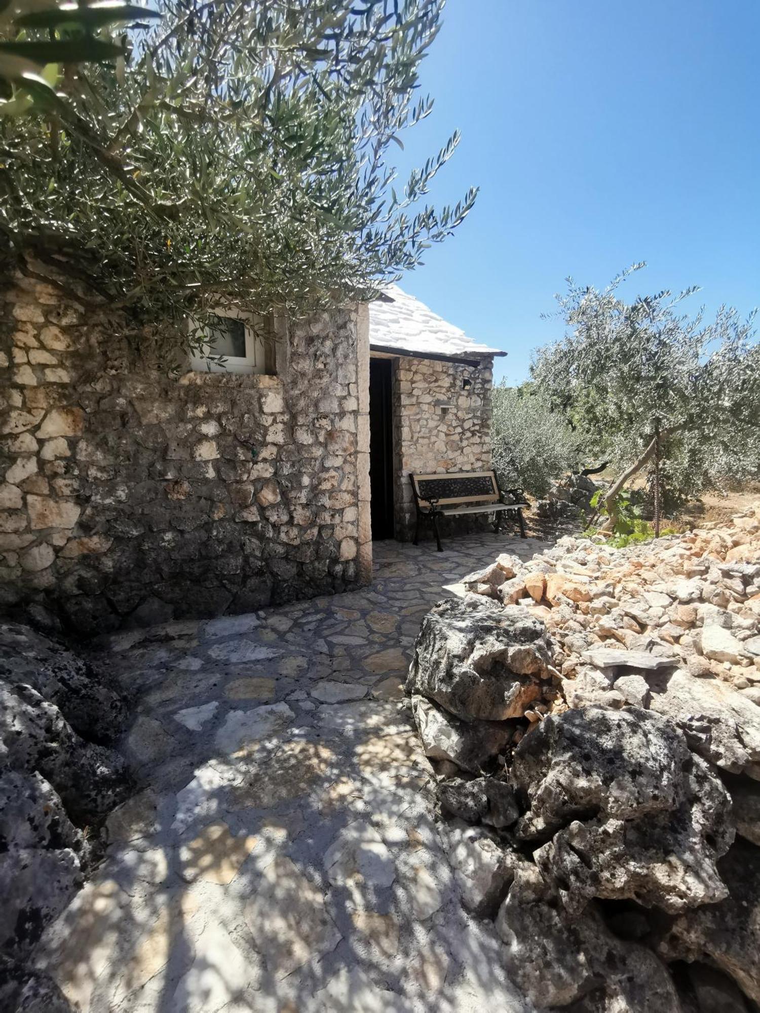 Вилла Robinson Crusoe Style House "Maslina" Skrip Экстерьер фото